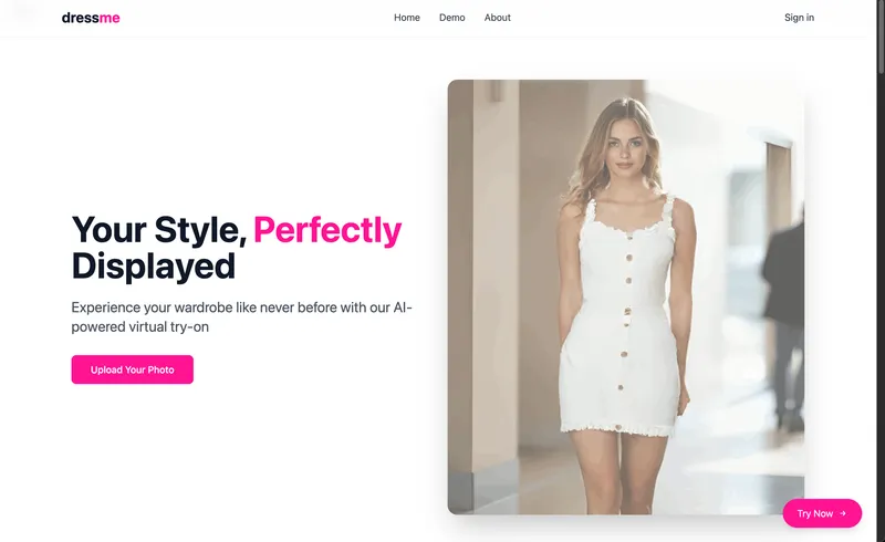 dressme.space application preview